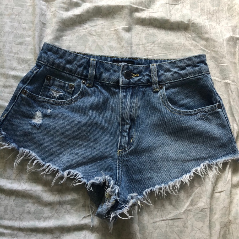 RVCA denim shorts